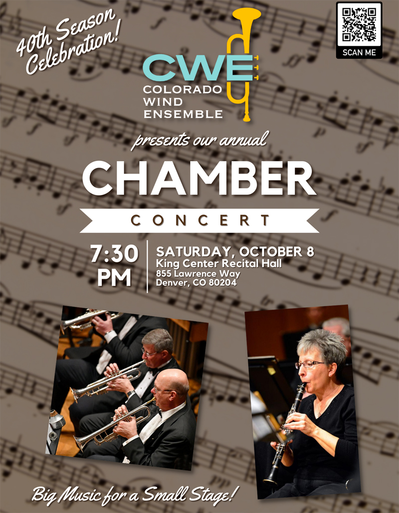 Colorado Wind Chamber Concert October 8, 2022