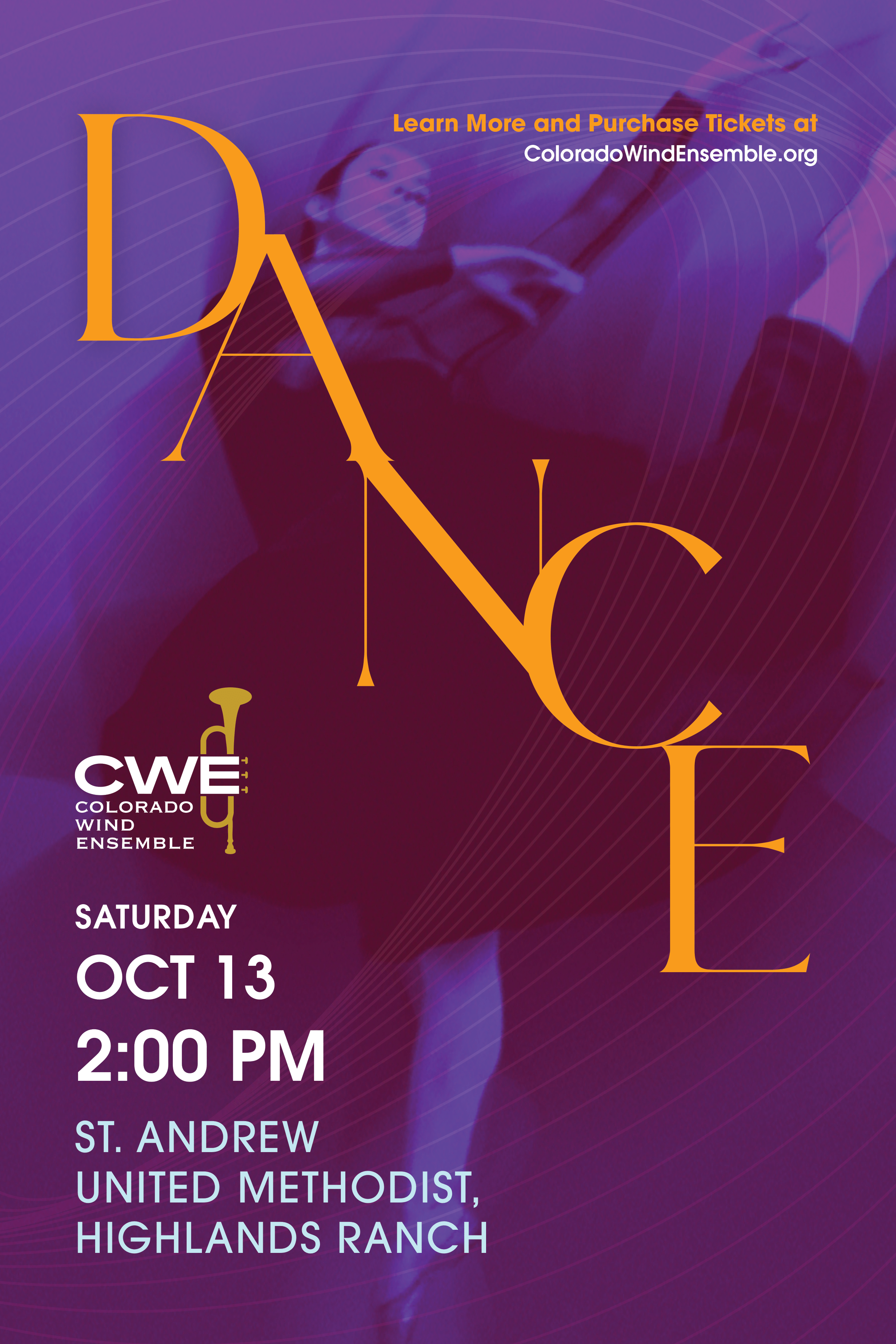 BC25_ColoradoWindEnsemble_Posters_Dance_P1-2 Dance Mix - Oct 13 at 2:00pm - St. Andrew United Methodist (Highlands Ranch)