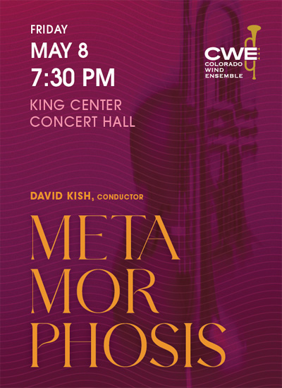metamorphosis_400 Metamorphosis Friday, May 8, at 7:30 PM @ King Center