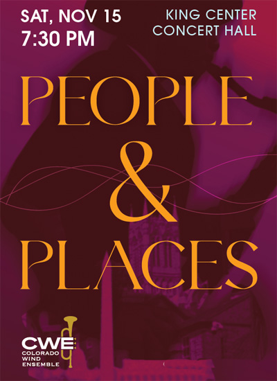 people_400 People & Places Saturday, Nov 15, 7:30 PM @ King Center